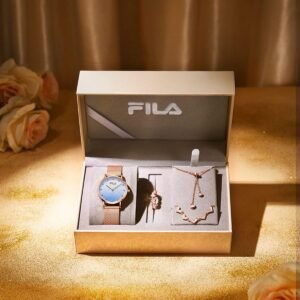 Fila Rose Gold Quartz Watch Womens Fashion