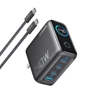 Anker Laptop Charger (140W, 4-Port, PD 3.1) with USB-C Cable