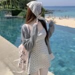 Polka Dot Spaghetti Strap Dress – Summer Beach Style