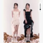 French Square Neck Off-Shoulder Dress