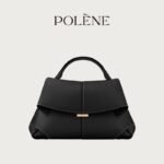 Polène Mokki Premium Leather Shoulder Bag